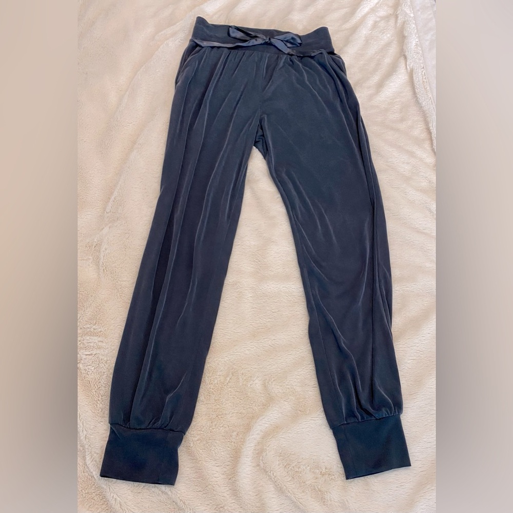 Victoria’s Secret ribbed modal soft jogger - blue-grey colour, size small